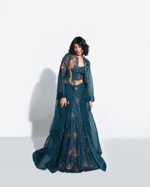 Fahad Hussayn E-Storepk dress CAELUMIR CAELUMIR