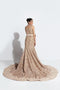 Fahad Hussayn E-Storepk dress Beige / Net / Gown LAVCETTE