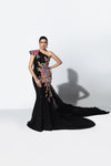 Fahad Hussayn E-Storepk dress Black / Net / Gown NERITHAL