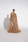 Fahad Hussayn E-Storepk dress Coffee Gold / Net / Gown ISALYN