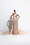 Fahad Hussayn E-Storepk dress Faded Pink / Net / Gown VALDORIN