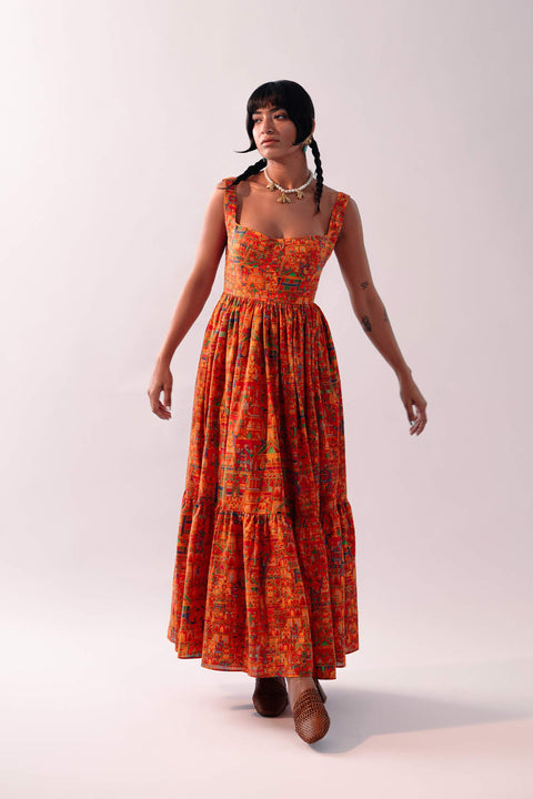 Fahad Hussayn E-Storepk dress Lawn / Multi Buhana
