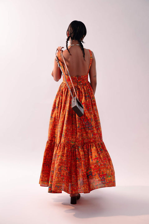 Fahad Hussayn E-Storepk dress Lawn / Multi Buhana