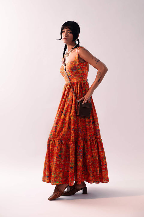 Fahad Hussayn E-Storepk dress Lawn / Multi Buhana
