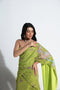 Fahad Hussayn E-Storepk dress Lime Green / Net / Gown KYMARA