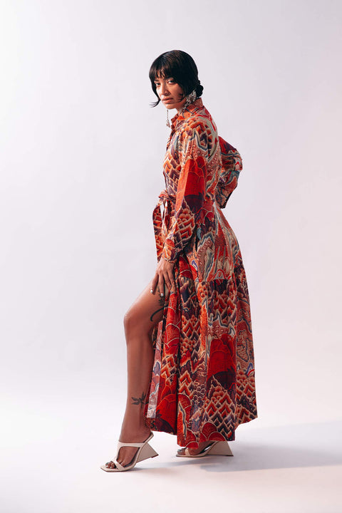 Fahad Hussayn E-Storepk dress Multi / Lawn Seattle