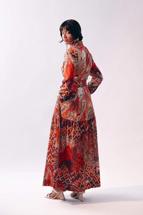 Fahad Hussayn E-Storepk dress Multi / Lawn Seattle