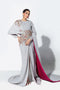 Fahad Hussayn E-Storepk dress Silver / Net / Gown SDLANTHER