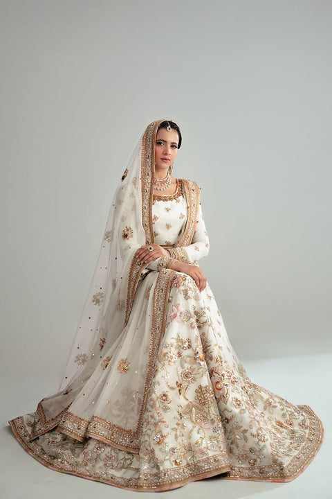 Fahad Hussayn E-Storepk G ad 29 Dec 24 Light Aqua / organza / Lehenga Choli SANGINI