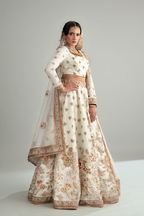 Fahad Hussayn E-Storepk G ad 29 Dec 24 Light Aqua / organza / Lehenga Choli SANGINI