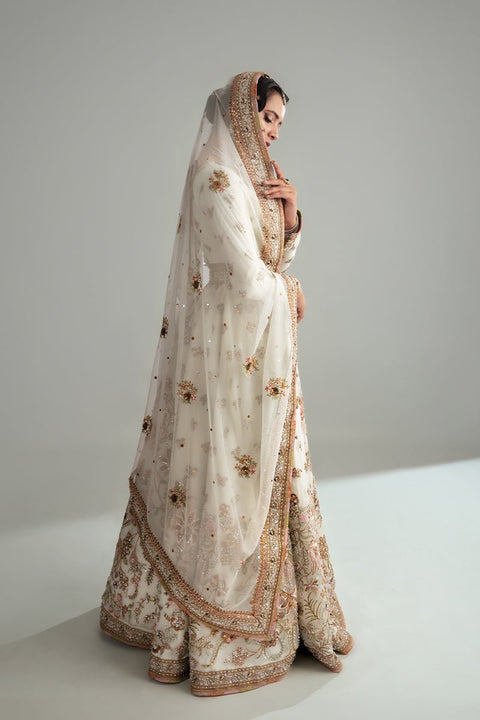 Fahad Hussayn E-Storepk G ad 29 Dec 24 Light Aqua / organza / Lehenga Choli SANGINI