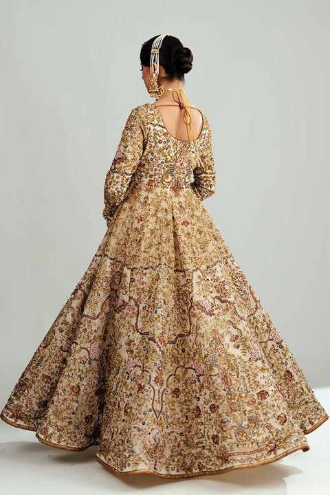 Fahad Hussayn E-Storepk Gharoli ivory / organza / Anarkali AMARBAIL