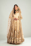 Fahad Hussayn E-Storepk Gharoli ivory / organza / Anarkali PARIDAN