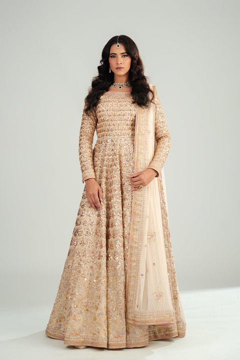 Fahad Hussayn E-Storepk Gharoli ivory / organza / Anarkali SARAYA