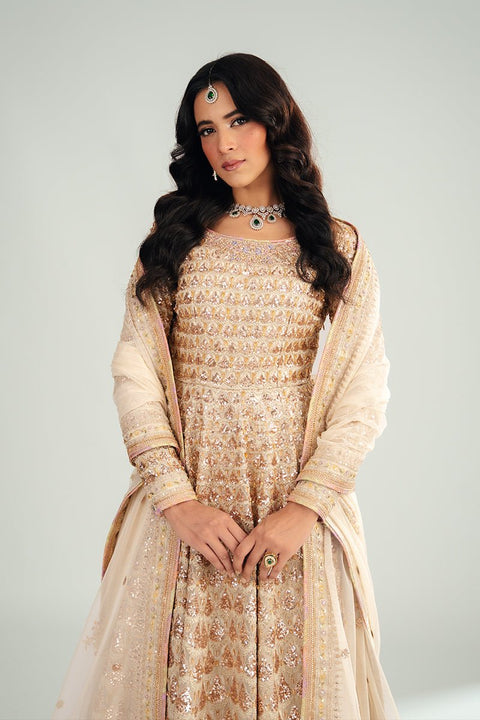 Fahad Hussayn E-Storepk Gharoli ivory / organza / Anarkali SARAYA