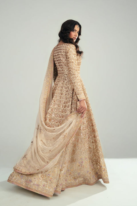Fahad Hussayn E-Storepk Gharoli ivory / organza / Anarkali SARAYA