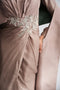 Fahad Hussayn E-Storepk Icon with Amna Babar Beige / Silk / Western SHASTRA