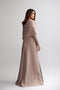 Fahad Hussayn E-Storepk Icon with Amna Babar Beige / Silk / Western SHASTRA
