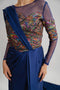 Fahad Hussayn E-Storepk Icon with Amna Babar Blue / Silk / Western AVILA