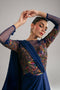 Fahad Hussayn E-Storepk Icon with Amna Babar Blue / Silk / Western AVILA