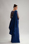 Fahad Hussayn E-Storepk Icon with Amna Babar Blue / Silk / Western AVILA