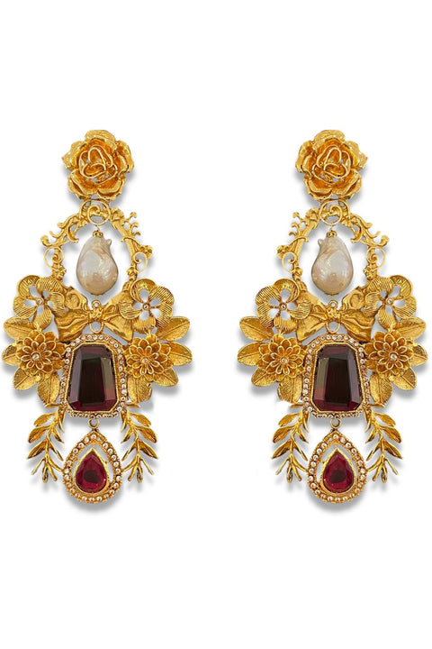 Fahad Hussayn E-Storepk Jewels Medium / Gold / Brass Cabbal