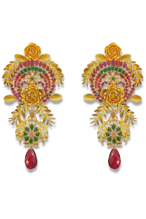 Fahad Hussayn E-Storepk Jewels Medium / Gold / Brass Qarth