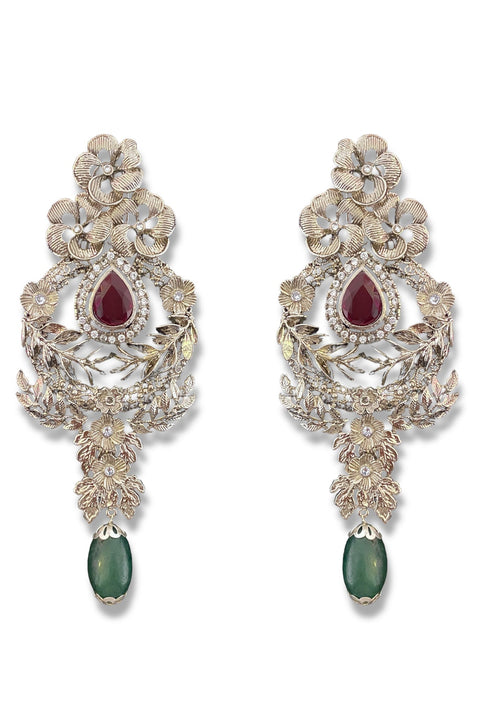 Fahad Hussayn E-Storepk Jewels Medium / Silver / Brass Nayx