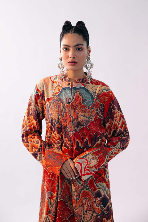 Fahad Hussayn E-Storepk Kurta Multi / Lawn Holata