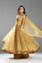 Fahad Hussayn E-Storepk Stitched Standard / Lime Yellow / Lawn / Net CASERO