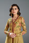 Fahad Hussayn E-Storepk Stitched Standard / Lime Yellow / Lawn / Net CASERO