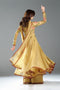 Fahad Hussayn E-Storepk Stitched Standard / Lime Yellow / Lawn / Net CASERO