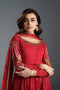 Fahad Hussayn E-Storepk Stitched Standard / Red / Lawn / Chiffon SPIRE