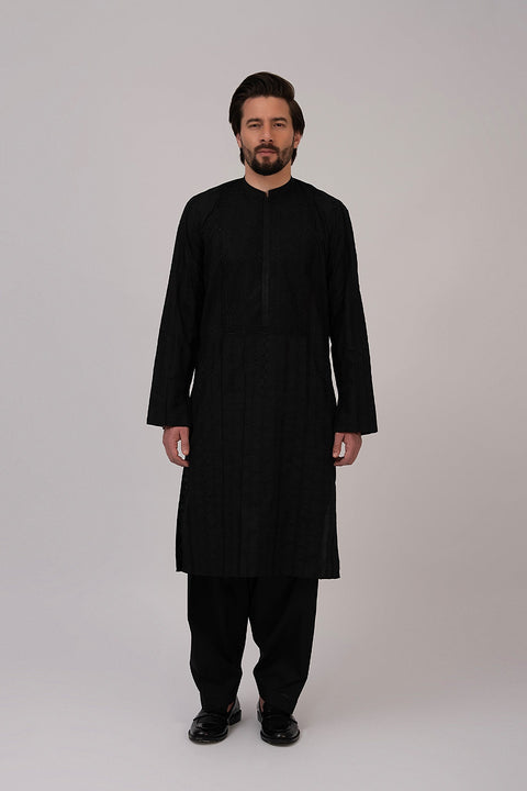 Fahad Hussayn E-Storepk Unstitched/Stitched Standard / Black / Cotton Adib
