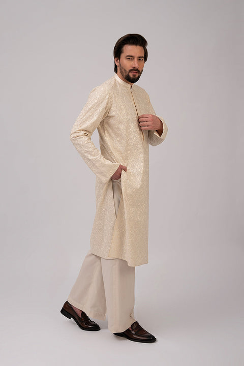 Fahad Hussayn E-Storepk Unstitched/Stitched Standard / Off White / Cotton Kamyar