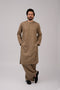 Fahad Hussayn E-Storepk Unstitched/Stitched Standard / Soil Brown / Cotton Arash