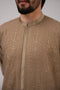 Fahad Hussayn E-Storepk Unstitched/Stitched Standard / Soil Brown / Cotton Arash