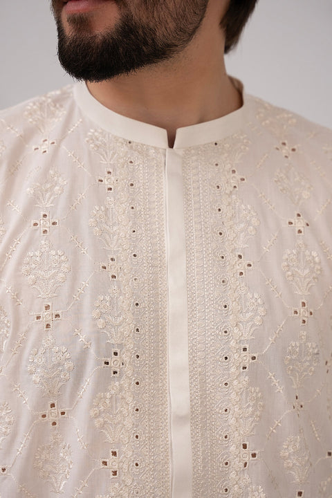 Fahad Hussayn E-Storepk Unstitched/Stitched Standard / White / Cotton Farhad
