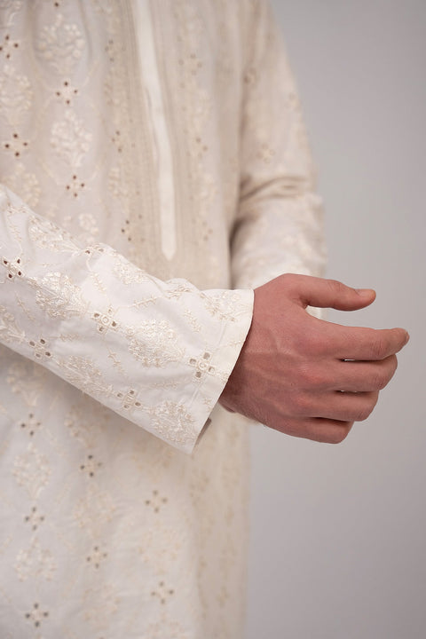 Fahad Hussayn E-Storepk Unstitched/Stitched Standard / White / Cotton Farhad