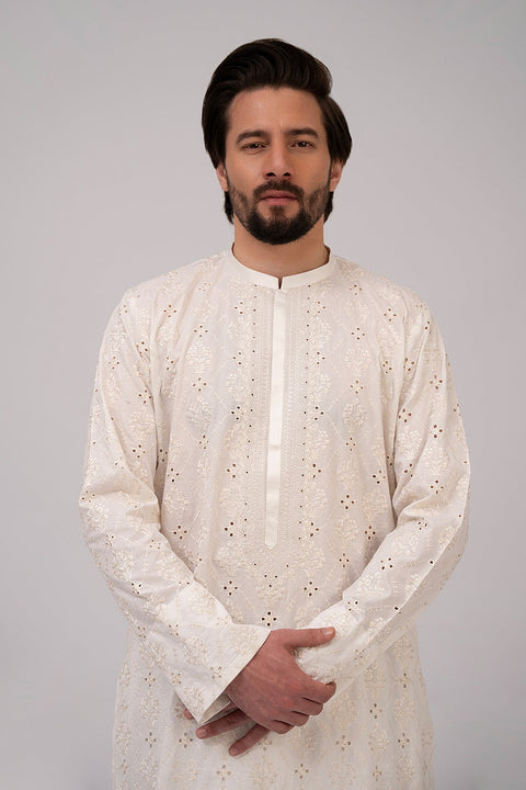 Fahad Hussayn E-Storepk Unstitched/Stitched Standard / White / Cotton Farhad
