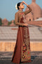 Fahad Hussayn E-Storepk Unstitched CHOCOLATE BROWN GHOR