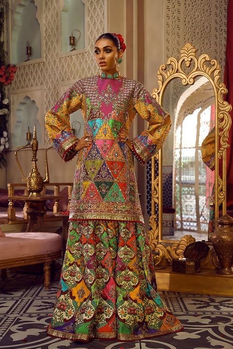 Fahad Hussayn E-Storepk Unstitched/Stitched WINE NAALAND