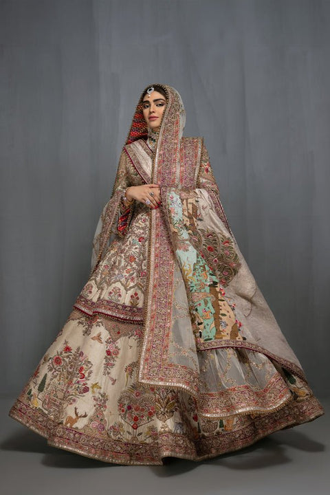 Fahad Hussayn Unstitched IVORY DHOLPUR