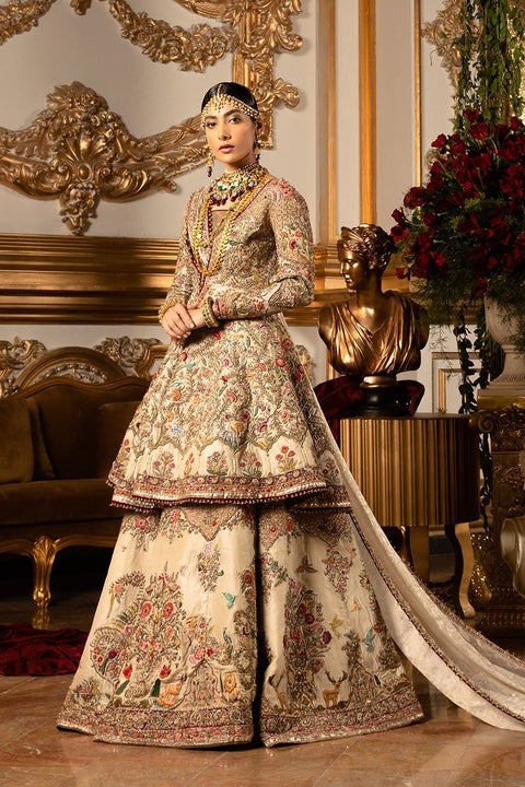 Fahad Hussayn Unstitched IVORY DHOLPUR
