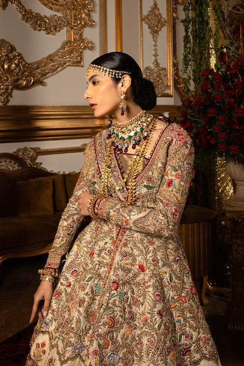 Fahad Hussayn Unstitched IVORY DHOLPUR