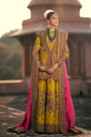 Fahad Hussayn Unstitched LIME GREEN DEEPALI