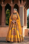 Fahad Hussayn Unstitched MUSTARD YELLOW MATHURA