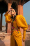 Fahad Hussayn Unstitched MUSTARD YELLOW THOR