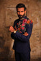 Fahad Hussayn Unstitched NAVY BLUE NAVY BLUE